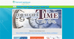 Desktop Screenshot of fremontwesleyan.com