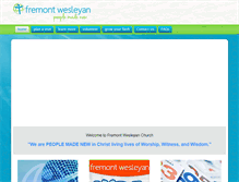 Tablet Screenshot of fremontwesleyan.com
